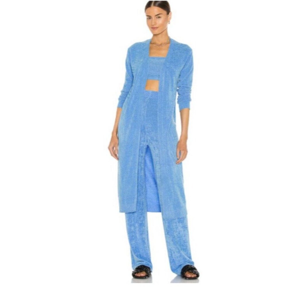 Amanda Uprichard Ariya Pants Cloud Blue - Picture 2 of 4